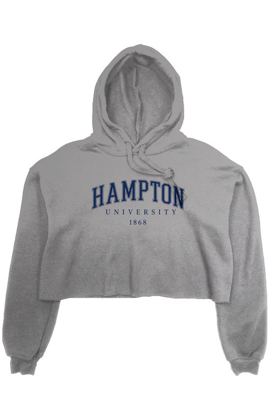 Hampton Her Cropped Hoodie Royal Poise Edition