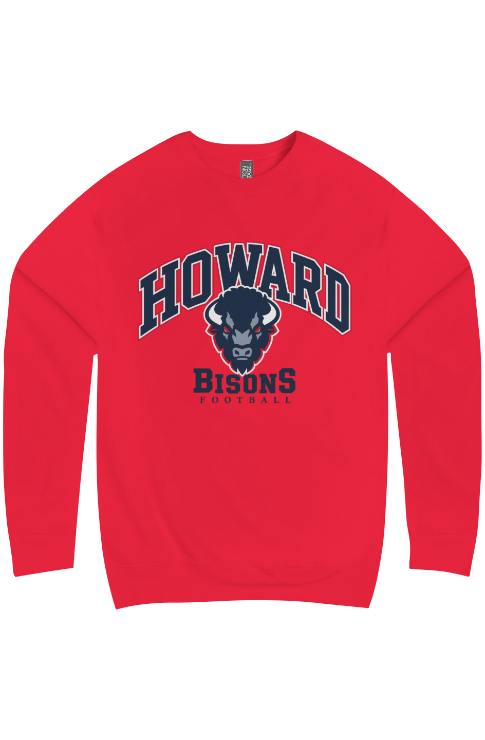 Howard Bisons Football Premium Crew Neck