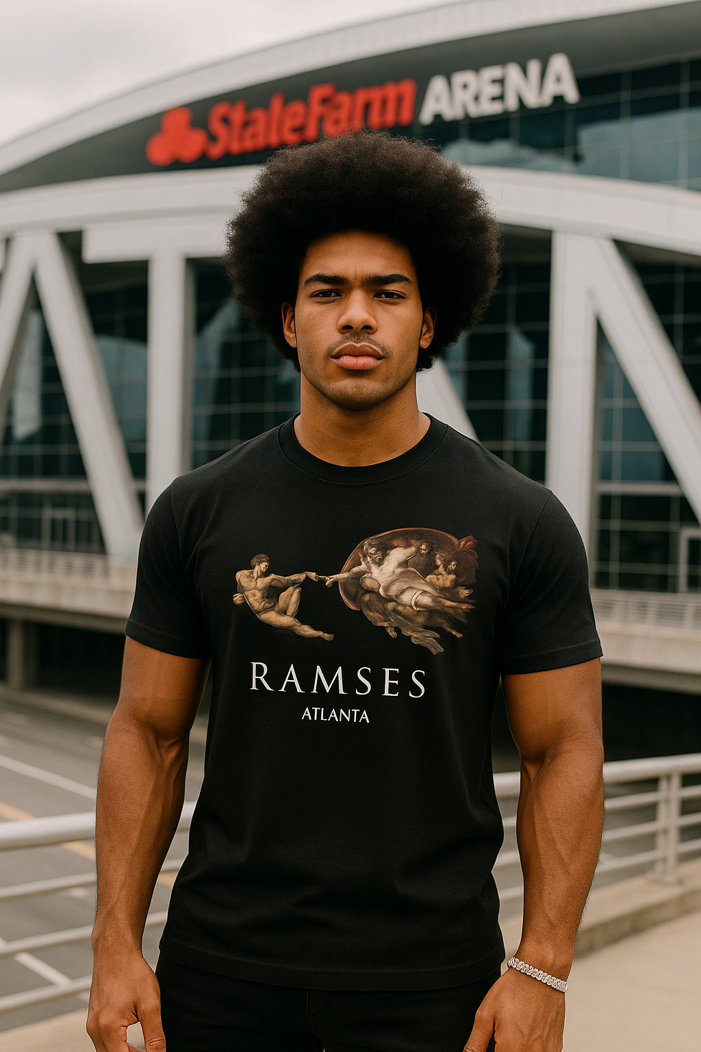 Creation of Adam Fresco Tee by Ramses Clothing Co.