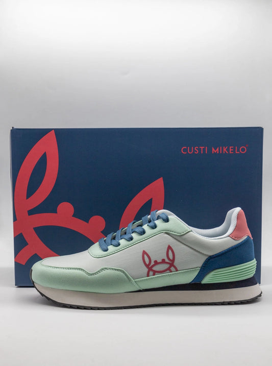 Green Multicolored Sneakers