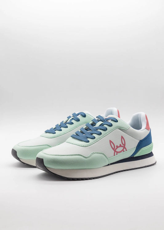 Green Multicolored Sneakers