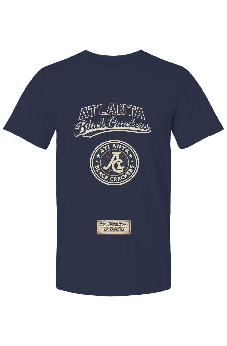 Atlanta Black Crackers Heritage Tee Blue