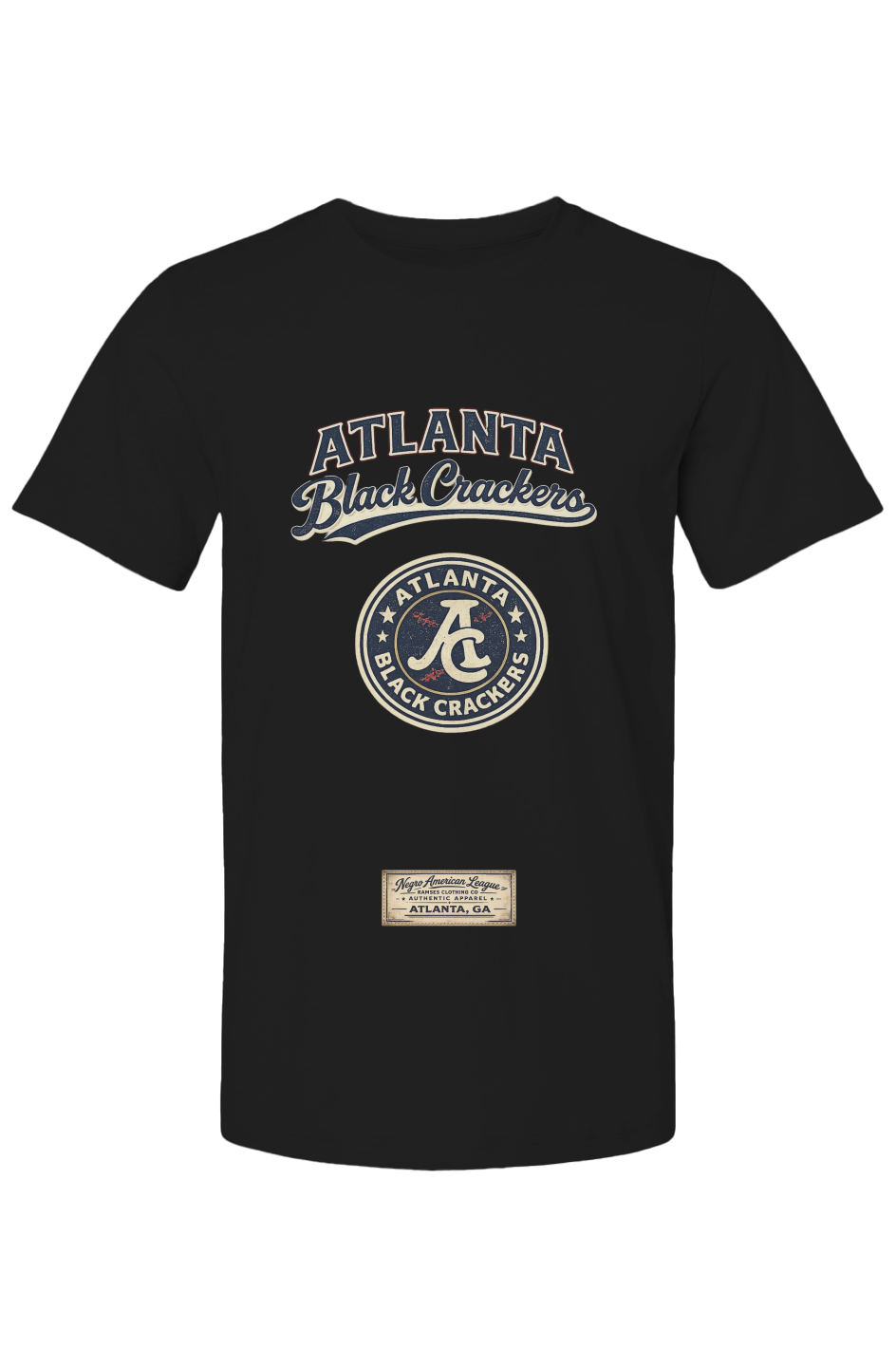 Atlanta Black Crackers Heritage Tee Blue