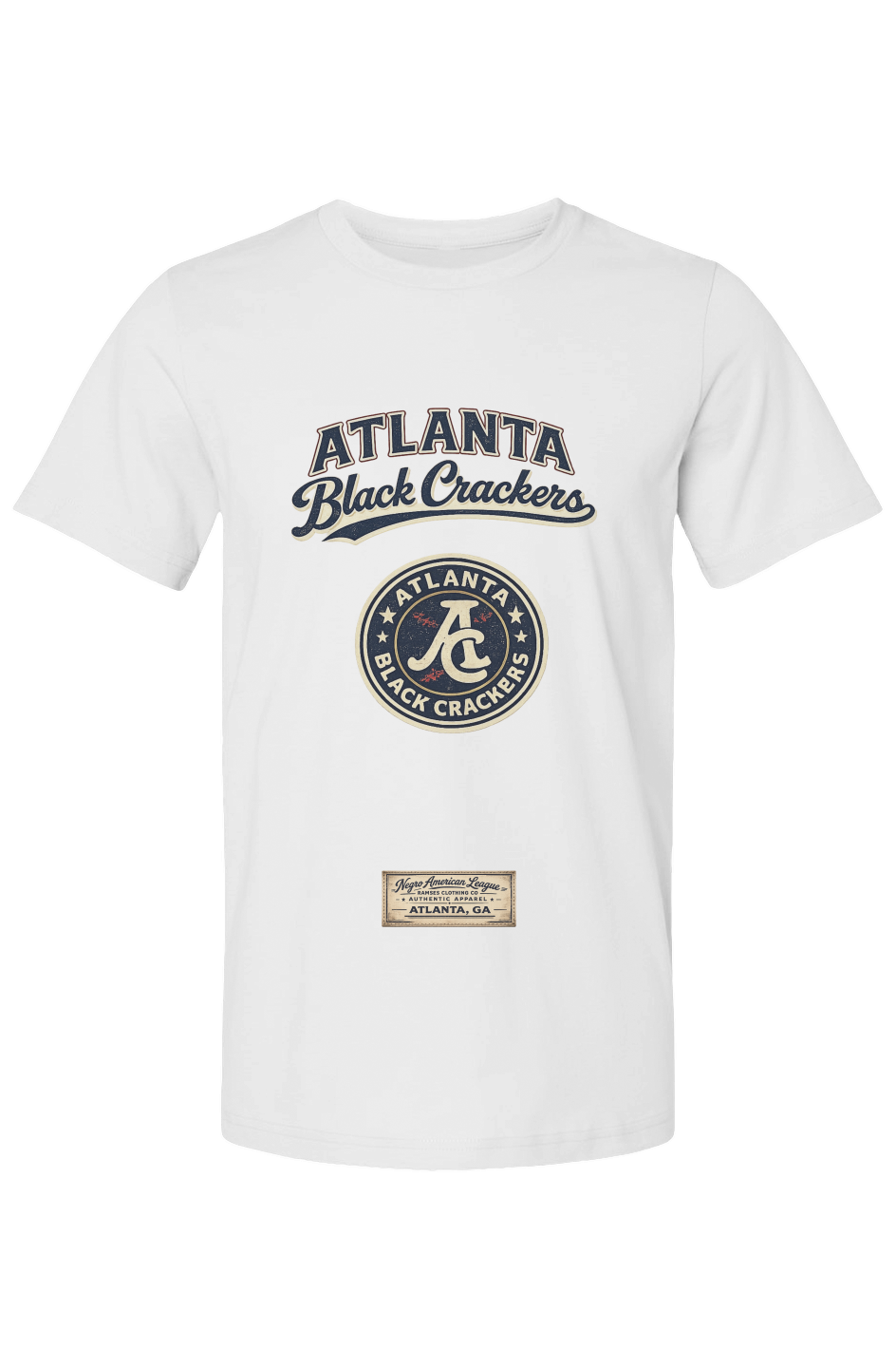 Atlanta Black Crackers Heritage Tee Blue