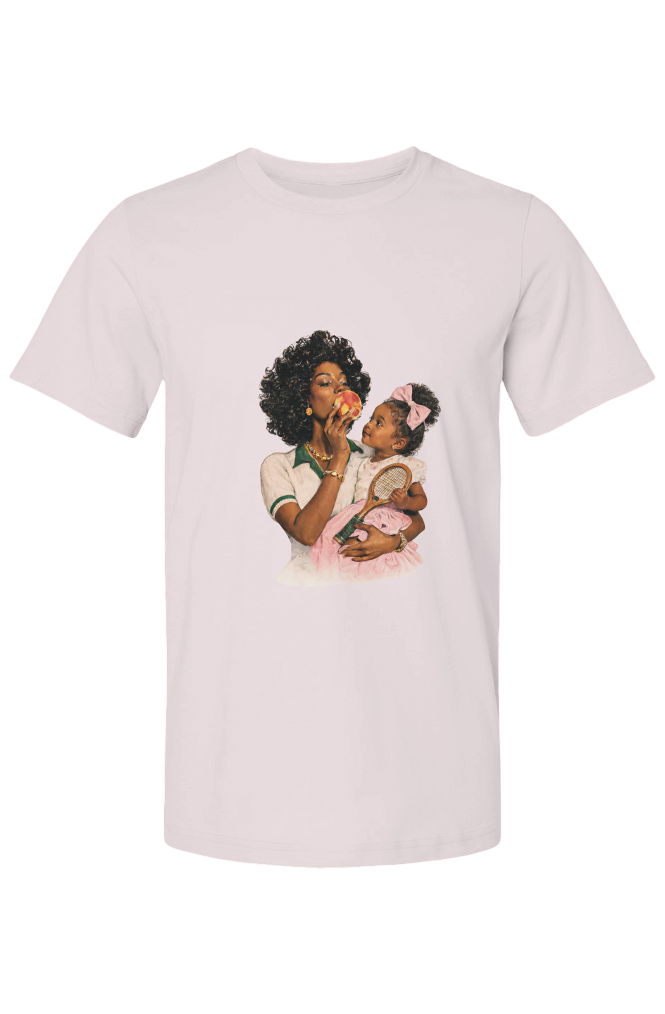 Grace her Daughter and a Peach 