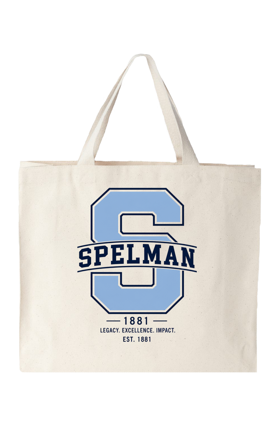 Spelman Heritage Canvas Tote — Built for Her Standard