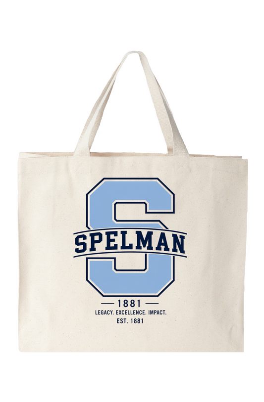 Spelman Heritage Canvas Tote — Built for Her Standard