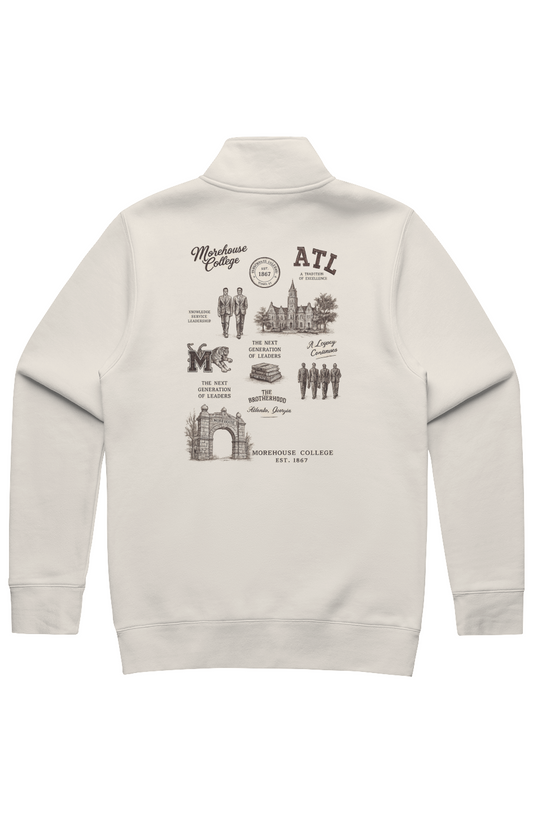 Morehouse College Legacy Half Zip Ramses Yard Collection