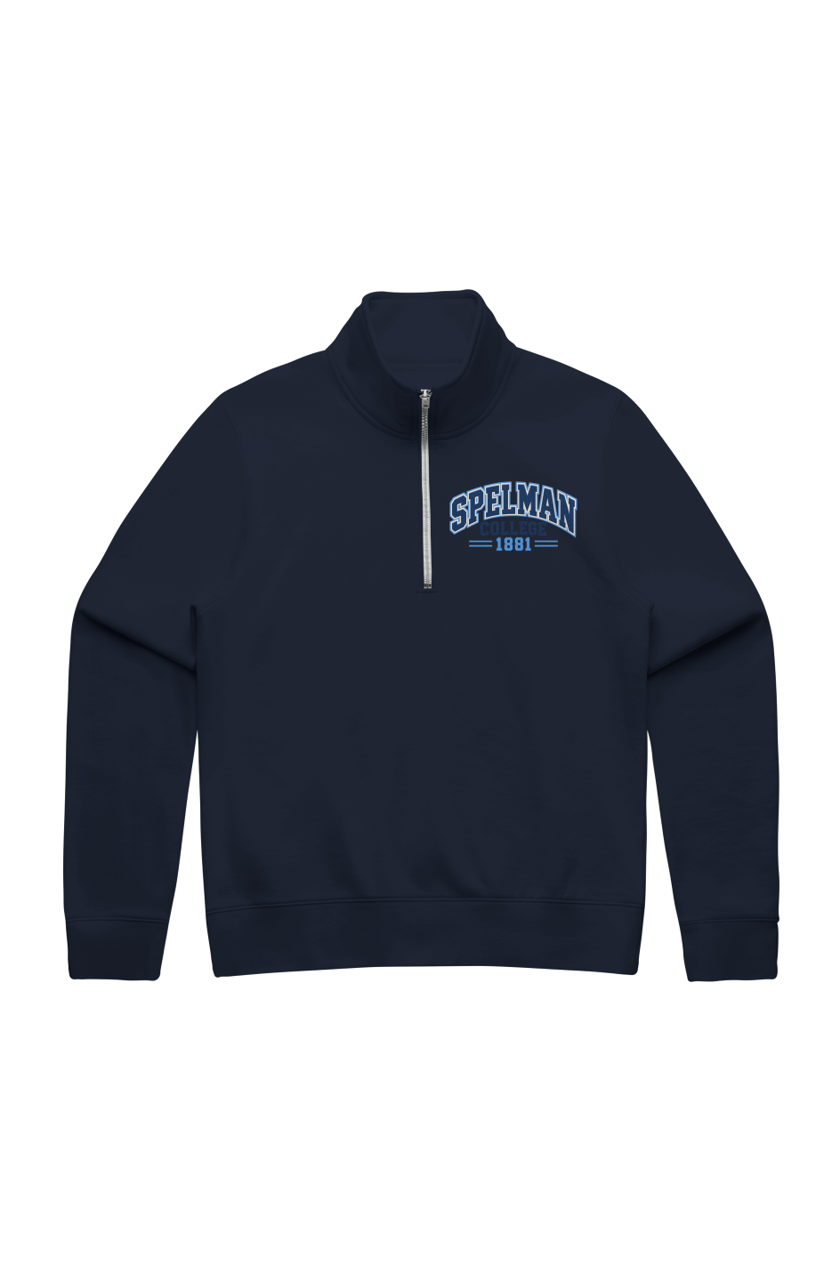 Spelman College Legacy Women s Stencil Half Zip Ramses Yard 