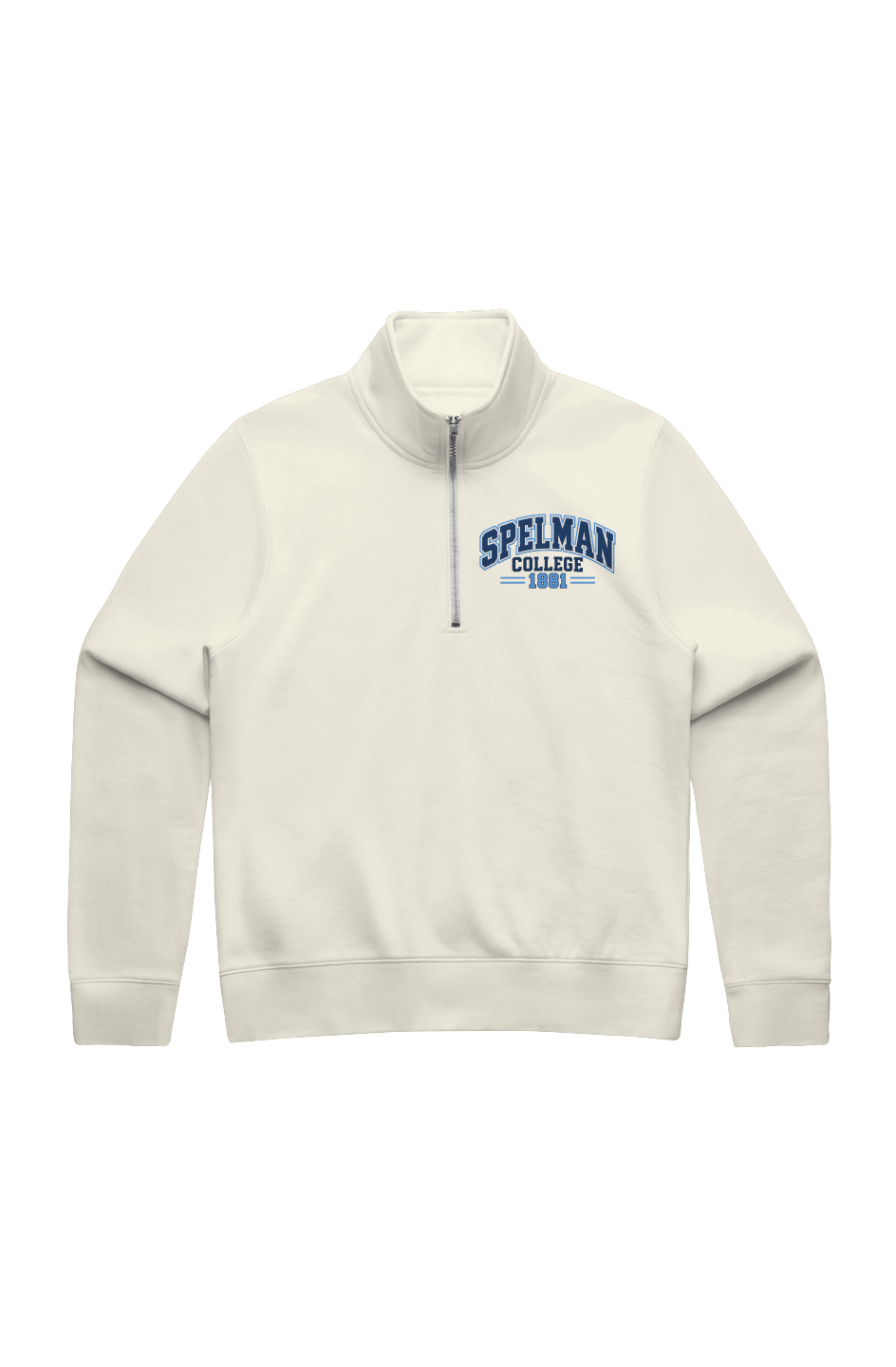 Spelman College Legacy Women s Stencil Half Zip Ramses Yard 