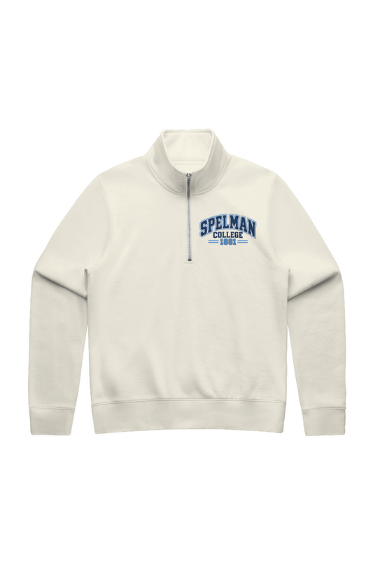 Spelman College Legacy Women s Stencil Half Zip Ramses Yard 