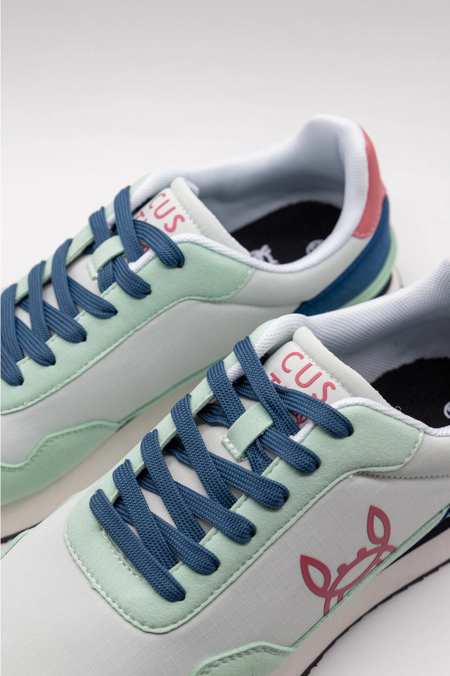 Green Multicolored Sneakers
