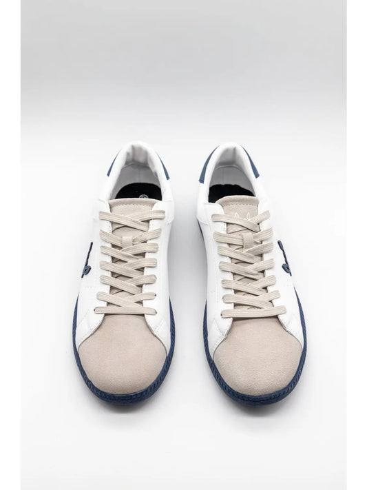 White Low Leather Sneakers | Duo