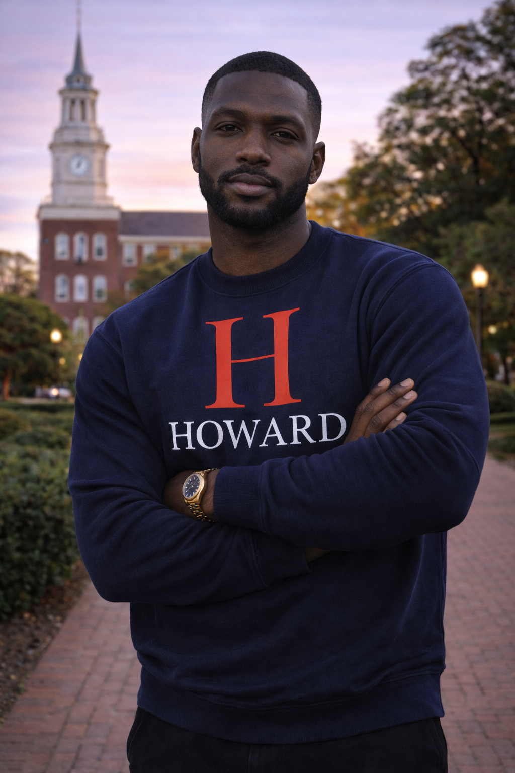 H Howard Crewneck
