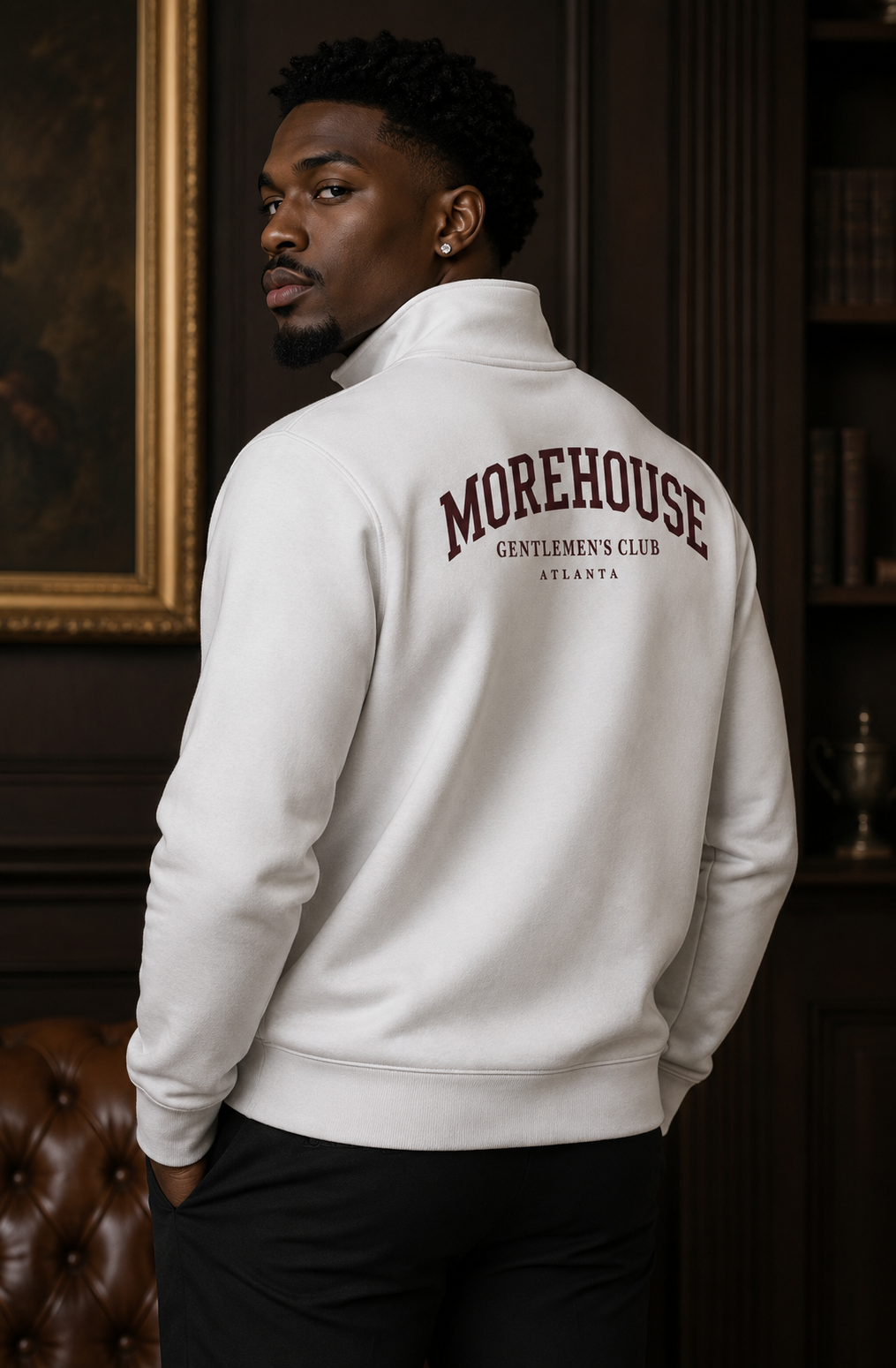 MOREHOUSE GENTLEMEN’S CLUB HALF ZIP