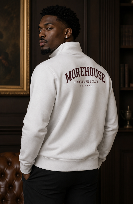 MOREHOUSE GENTLEMEN’S CLUB HALF ZIP