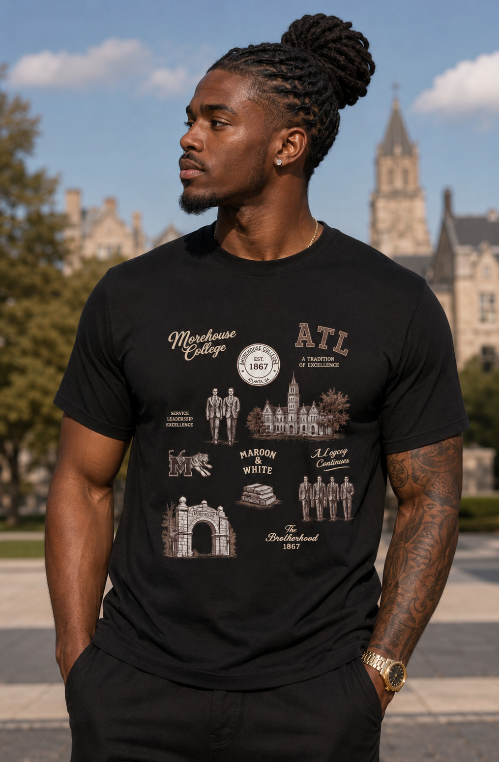 MOREHOUSE COLLEGE HERITAGE TEE