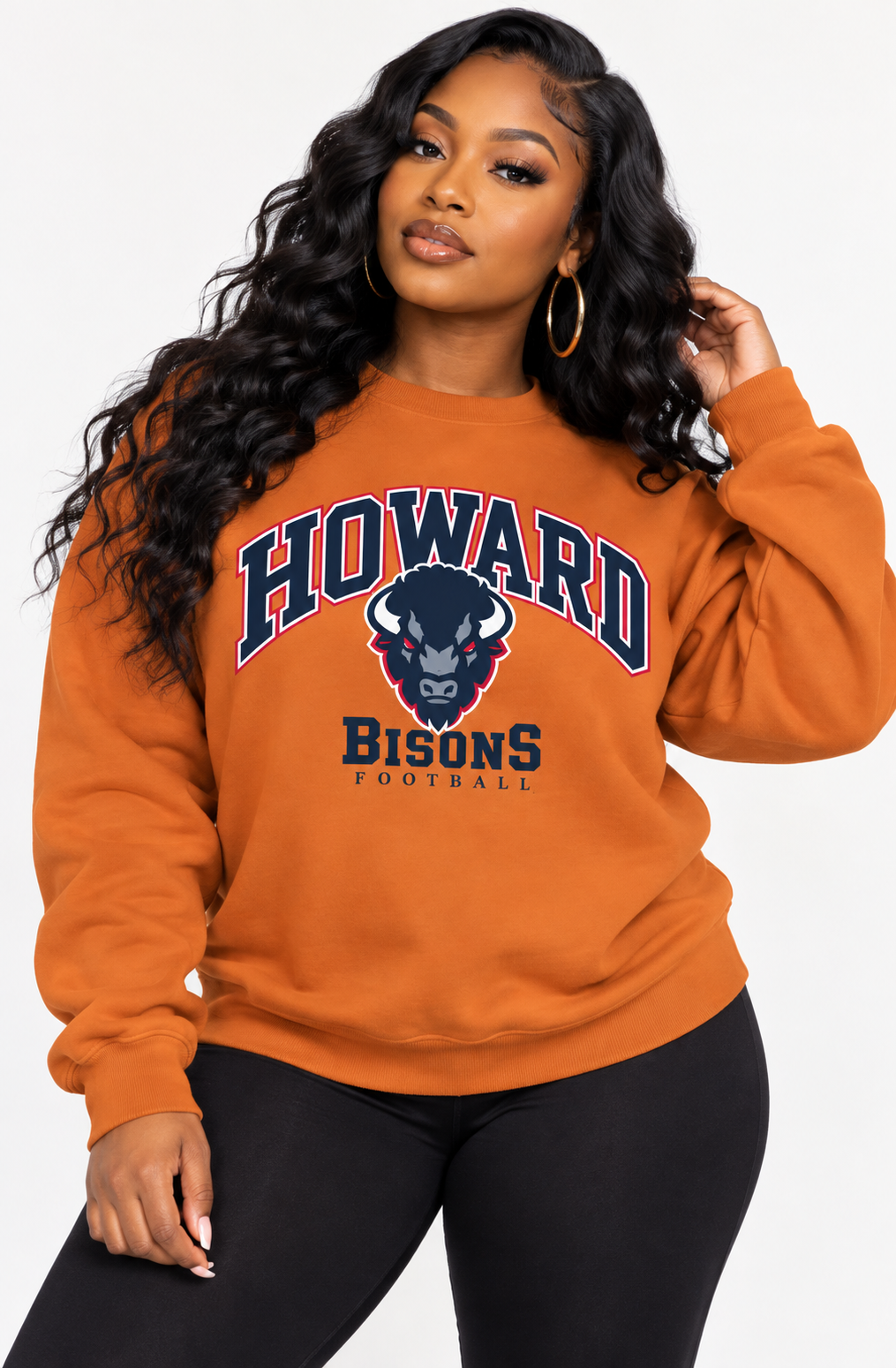 Howard Bisons Football Premium Crew Neck