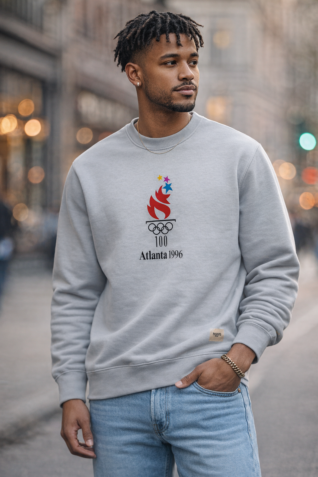 Atlanta 1996 Vintage Torch Collection Sweater by Ramses