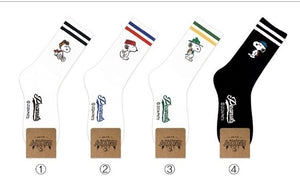 Ramses x Peanuts – Snoopy 2Line Crew Ankle Socks