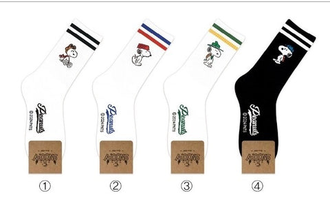 Ramses x Peanuts – Snoopy 2Line Crew Ankle Socks