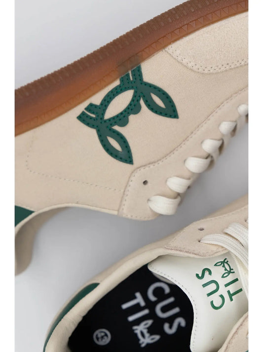 Beige Suede Sneaker